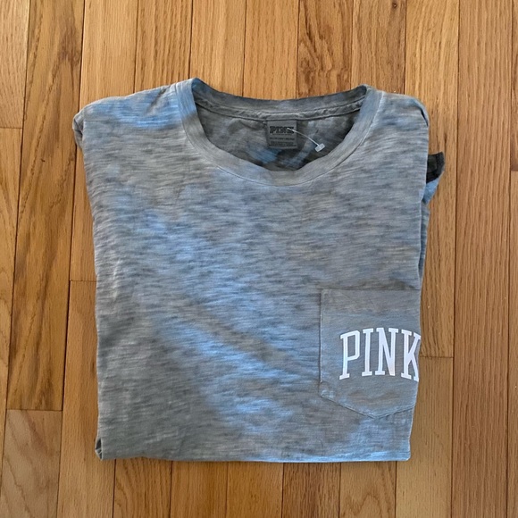 Pink Victoria Secret Grey T-shirt - Picture 6 of 6
